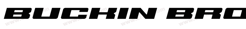 Buckin Bronc Expand字体转换